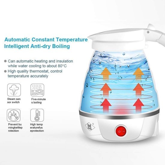 Silicon Kettle Foldable Collapsible Kettle Kitchenware