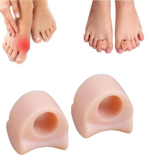 Silicone Gel Toe Separator Ring 1 Pair Health and Personal Care