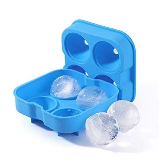 Silicone Ice Ball Tray 4 Round Ball Ice Cube  Kitchenware