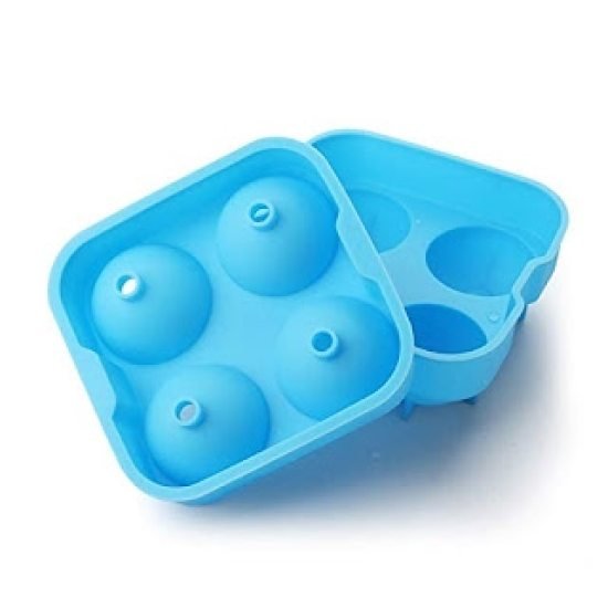 Silicone Ice Ball Tray 4 Round Ball Ice Cube  Kitchenware