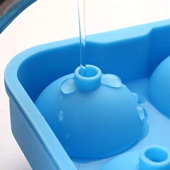 Silicone Ice Ball Tray 4 Round Ball Ice Cube  Kitchenware