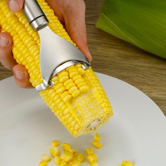 Stainless Steel Corn Peeler Home & Kitchen