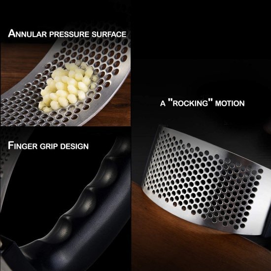 2 in 1 Garlic Crusher Garlic Press Kitchenware