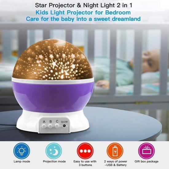 Star Master  Moon Star Light  Galaxy Projector Light Home Improvement