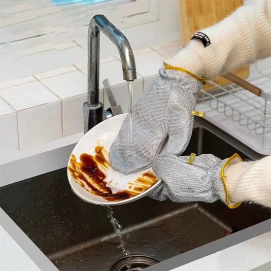 Steel Dish Washer Gloves  Home and Kitchen