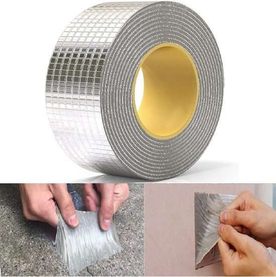 Waterproof Aluminum Butyl Tape 2inch 5mt Home and Kitchen