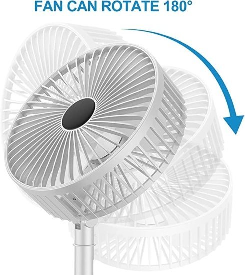 Telescopic folding fan usb Chargeable Home Improvement