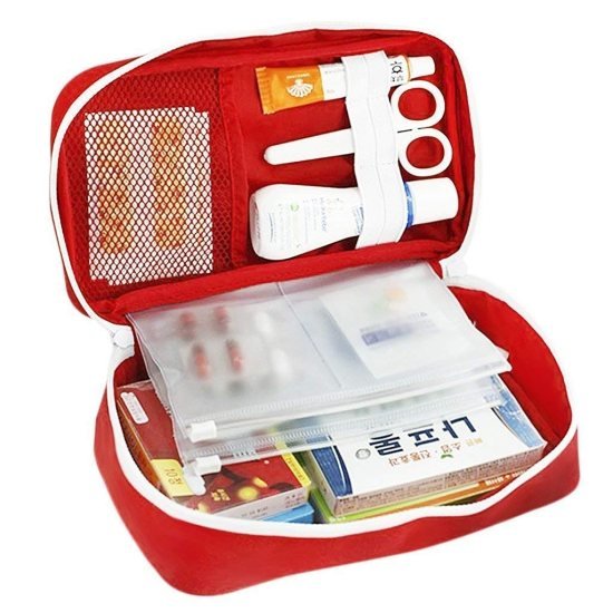 First Aid Travel Medicine Pouch  Travelling Bags