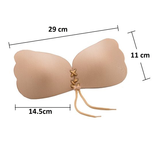 Stripless Silicone Padded Bra 1 pcs Personal Care